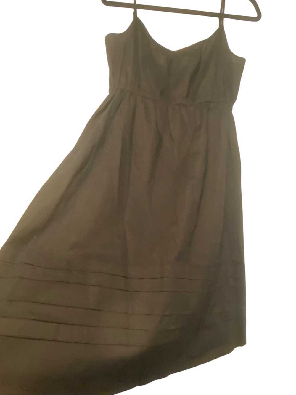 Theory Women’s Black Adjustable Spaghetti Strap Cotton Short Dress size S